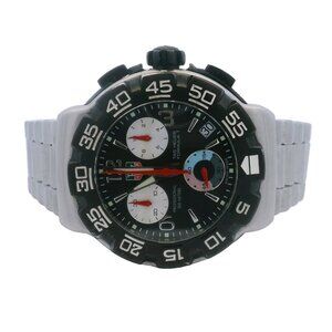 Tag Heuer Aquaracer CAC1110 39mm Stainless Steel Black Dial Watch